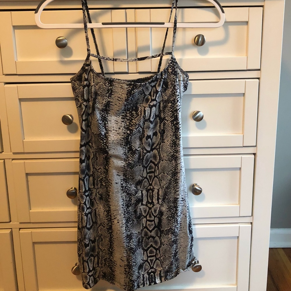 Motel Snake Skin Dress